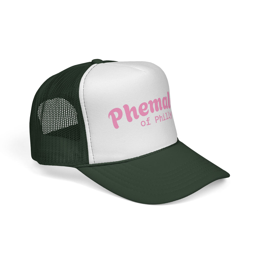 Phemales of Philly Trucker Cap | Pink Retro Script